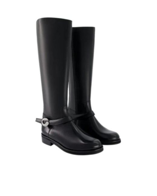 Coperni Black Belt Cavalier Boots