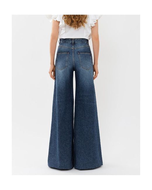 Chloé Blue Chloé Wide-Leg Jeans