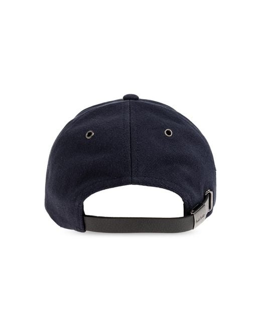 Paul Smith Blue Baseball Cap for men