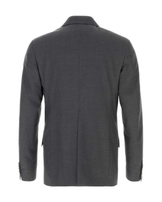 Jil Sander Gray 104 Tm Single-Breasted Blazer for men