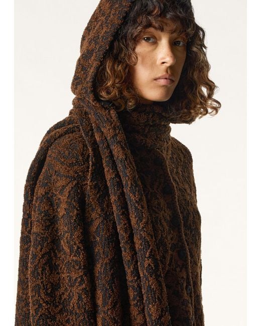 Loro Piana Multicolor Gardenia Hooded Scarf