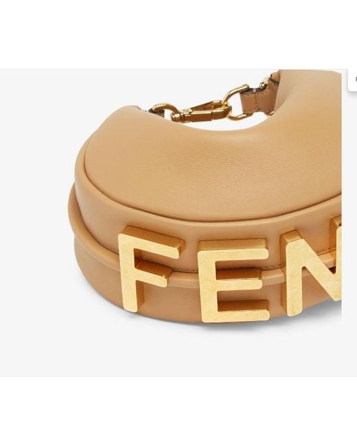 Fendi Natural Graphy Mini Shoulder Bag