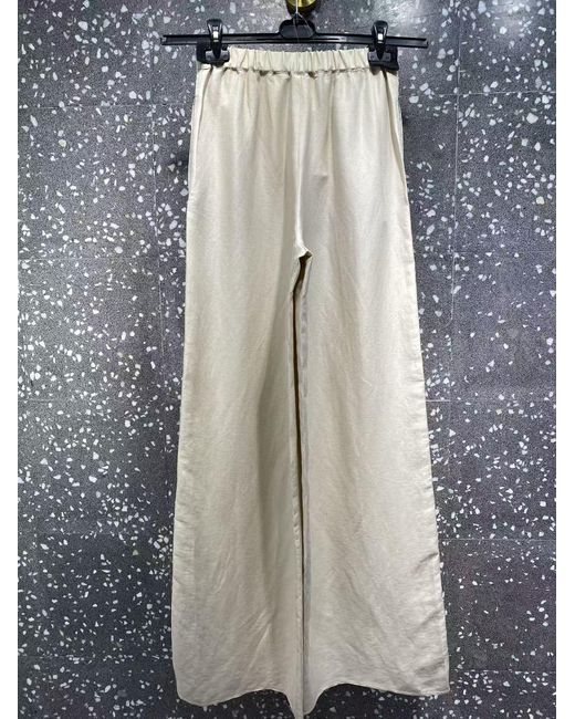 Max Mara White Mxmoro Wide-Leg Pants