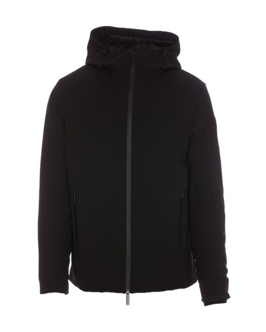 Woolrich Black Pacific Zip-Up Jacket for men