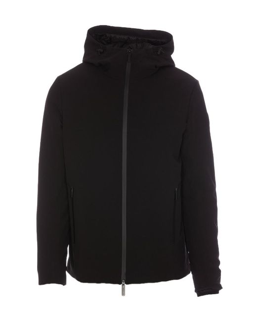 Woolrich Black Pacific Zip-Up Jacket for men