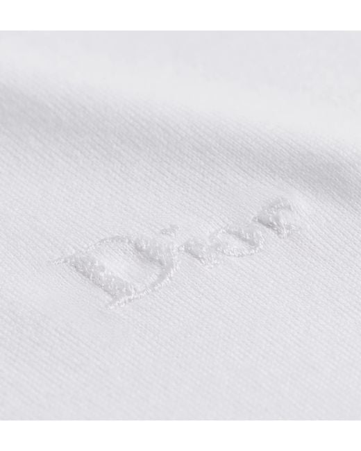 Dior White T-Shirt With Embroidery, Relaxed Fit for men