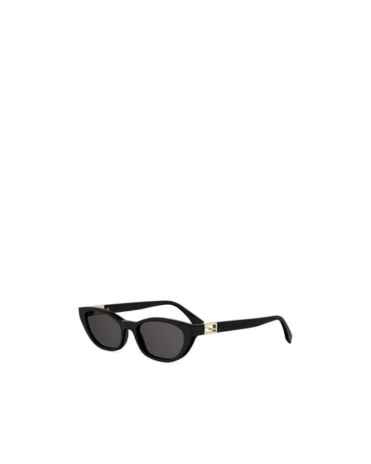 Fendi White Eyewear Rectangular-Frame Sunglasses