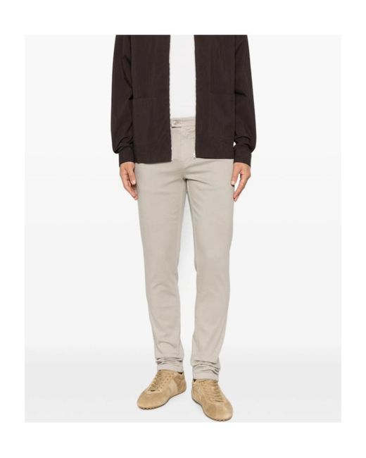 Tramarossa Gray Straight-Leg Casual Pants for men