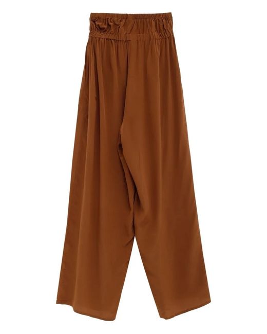 Baserange Brown Tin Elasticated Trousers