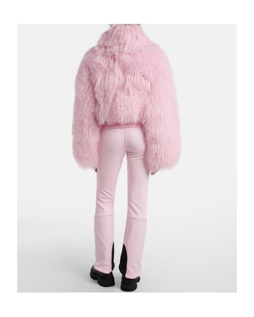 CORDOVA Pink Nozawa Shearling Jacket
