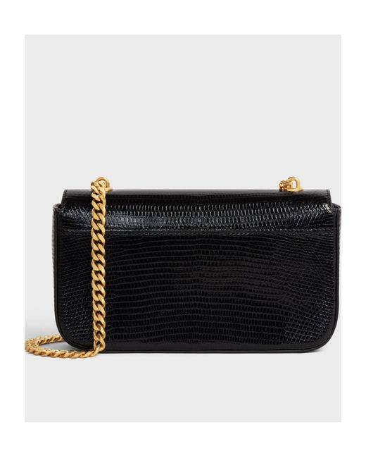 Céline Black Chain Shoulder Bag Triomphe