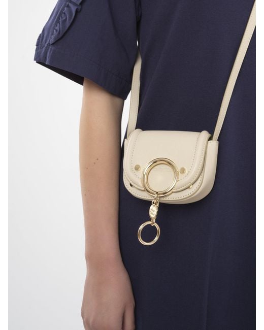 See By Chloé White Flip Shoulder Bag