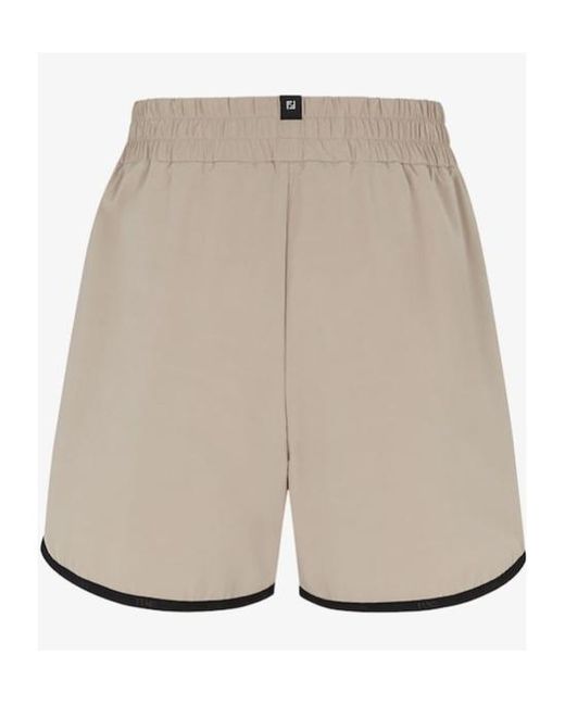 Fendi Natural Logo Printed Bermuda Shorts for men