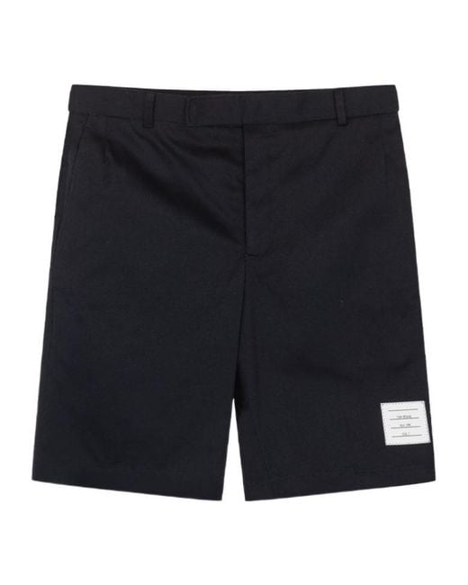 Thom Browne Blue Cotton Twill Unconstructed Chino Trouser for men