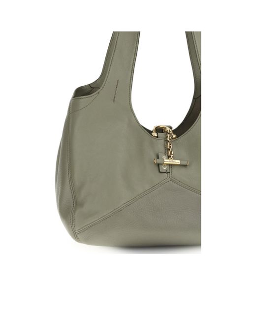 Chloé Gray Chloé Balloon East-West Tote Bag