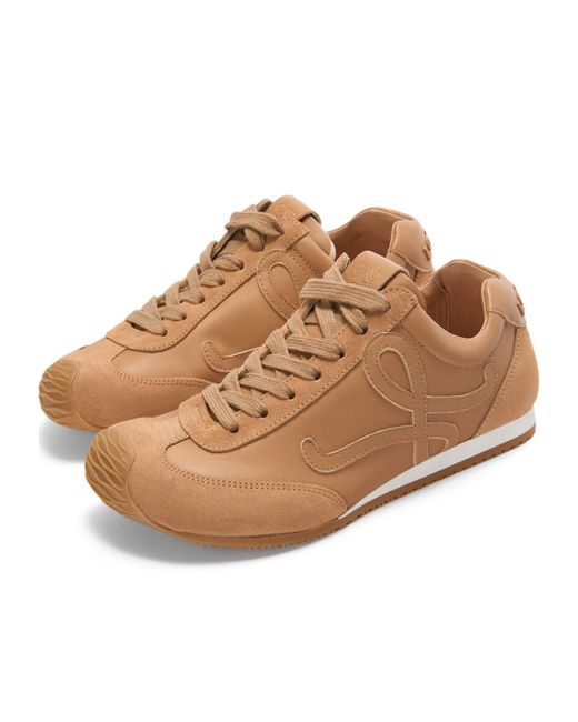 Loewe Brown Ballet Runner 2.0 Lace-Up Sneakers for men