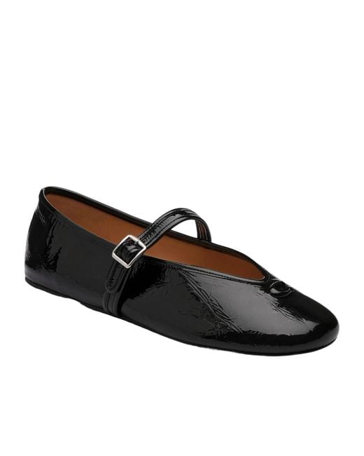 COACH Black Sculpted C Ballet Flats