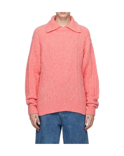 Adererror Layered Collar Knitted Sweater for men