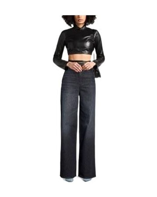 Chloé Blue High-Waisted Wide-Leg Jeans