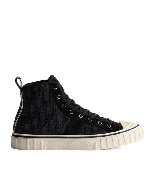 Dior Black Hooper High-Top Sneaker for men