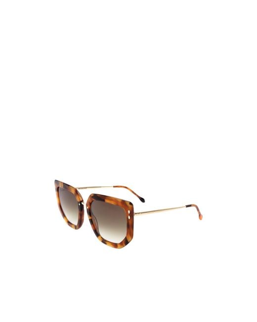 Isabel Marant Multicolor Cat-Eye Frame Sunglasses