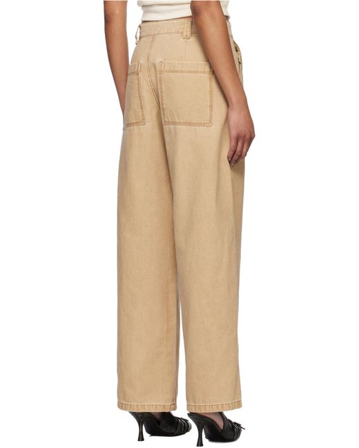 we11done Natural Belt-Loop Casual Pants
