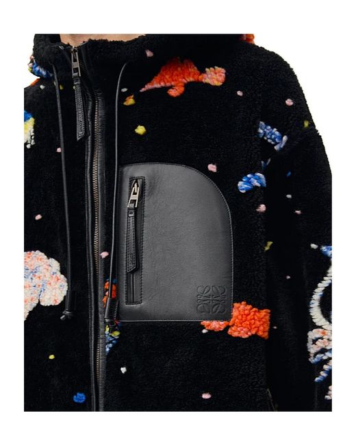 Loewe Black Hooded Jacket for men