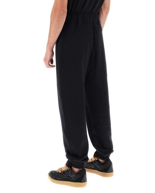 Lanvin Black Elastic Waist Casual Pants