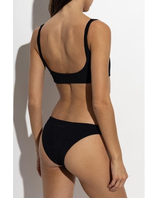 DSquared² Black Backless Bikini Top