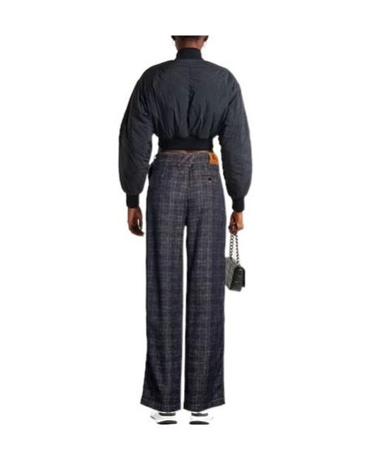 Burberry Blue Dark Wash Loose-Fit Jeans