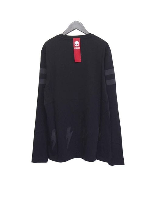 Hydrogen Blue Long Sleeved T-Shirt for men
