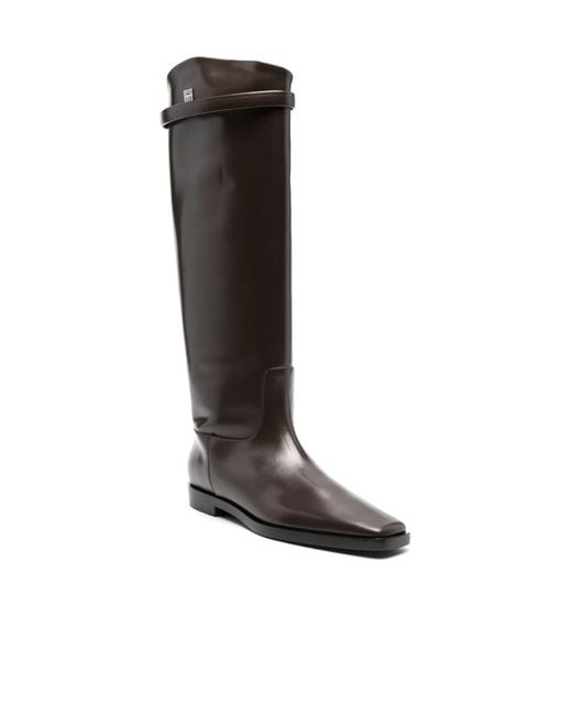 Totême  Black The Riding Leather Boots