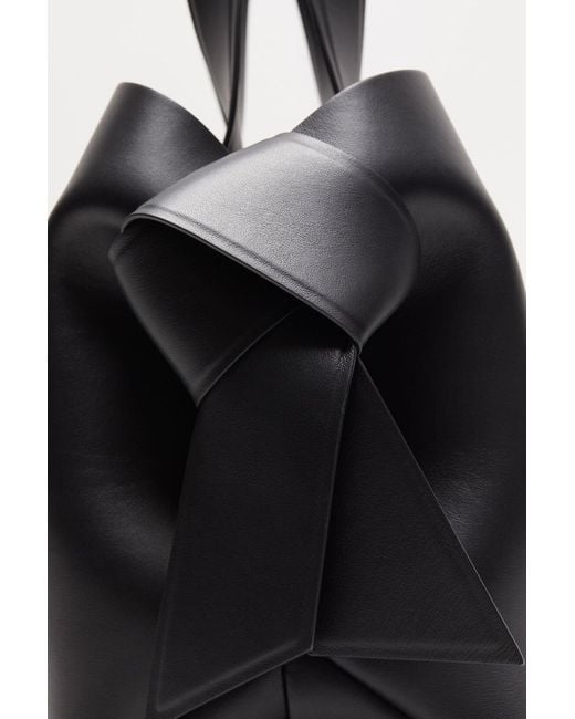 Acne Black Musubi Midi Tote Bag