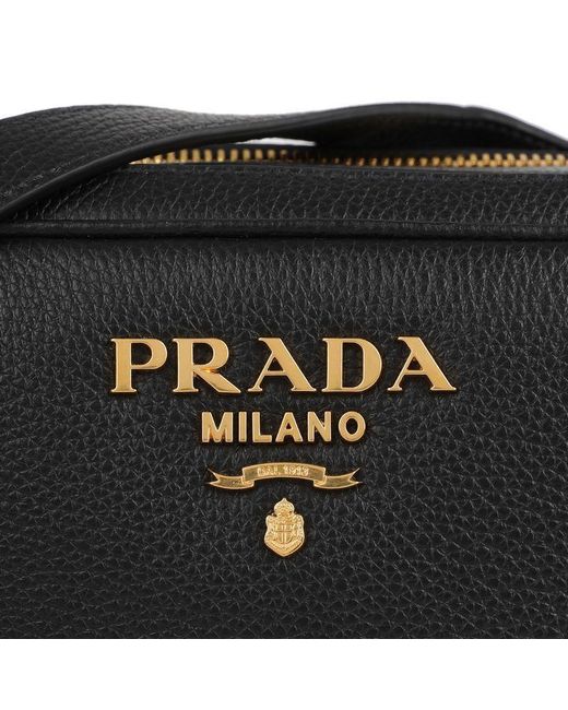 Prada Black Zipper Shoulder Bag