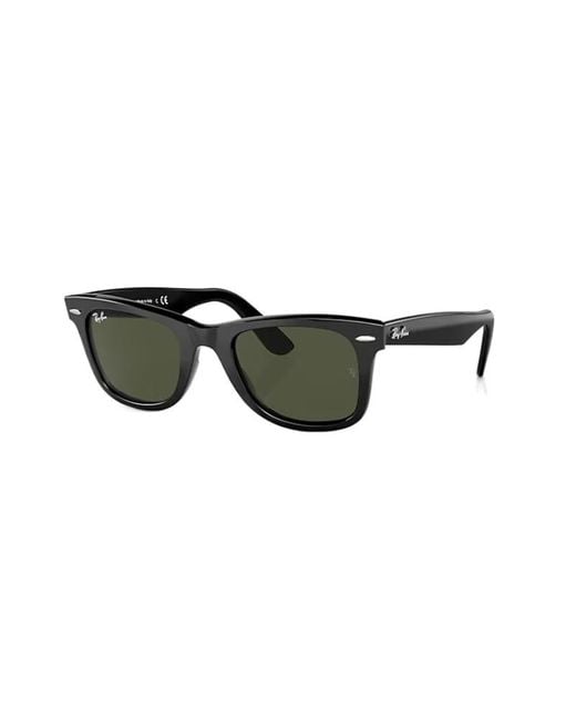 Ray-Ban Green Square Frame Sunglasses for men