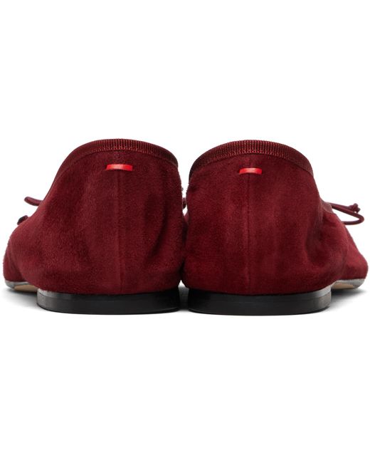 Aeyde Red Tiby Ballet Flats