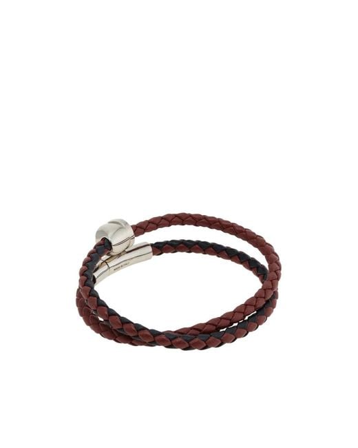 Ferragamo White Double-Loop Bracelet With Buckle