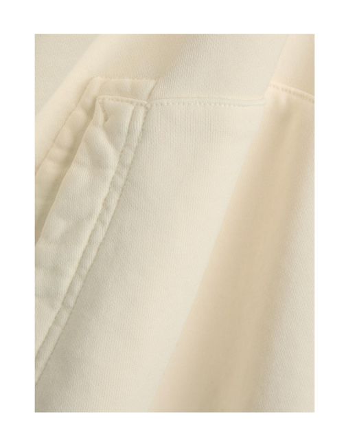 Stone Island Natural Hooded Cotton Sweatshirt for men