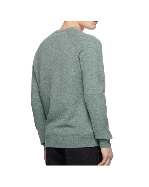 A.P.C. Green Pierre Sweater for men