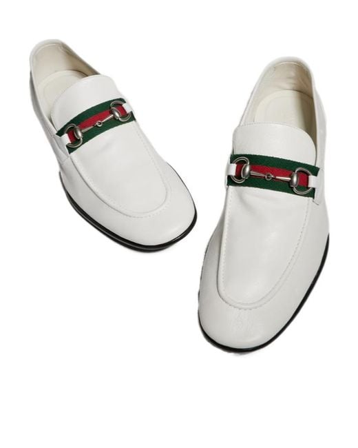Gucci White Como Loafer for men