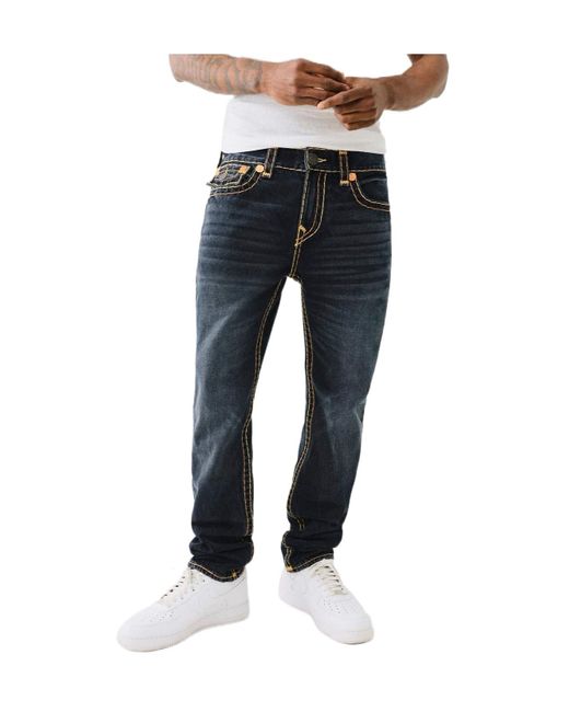 True Religion Blue Belt-Loop Jeans for men