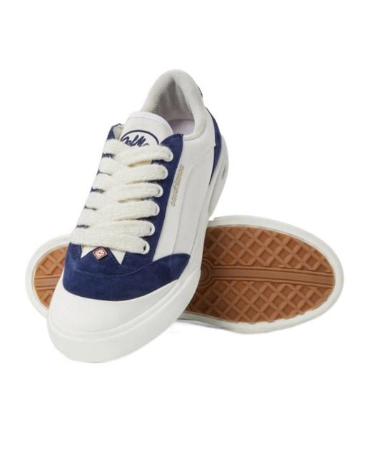 Casablanca Blue Del Mar Low-Top Sneakers for men