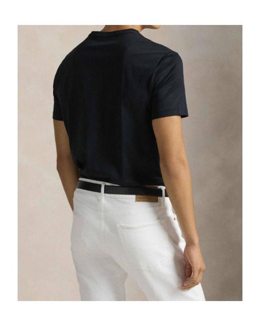 Polo Ralph Lauren Black Short Sleeved Crewneck T-Shirt for men