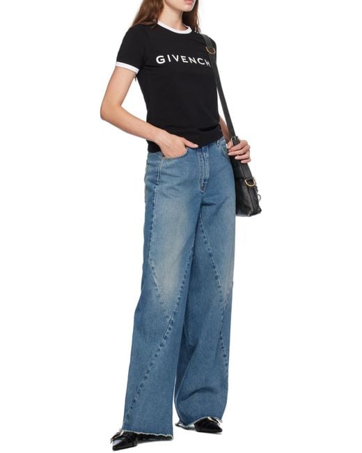 Givenchy Black Archetype Crew Neck T-Shirt