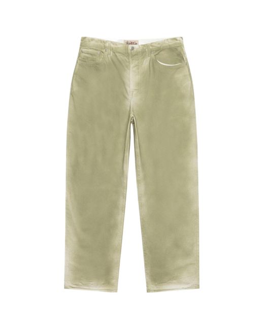 Stussy Green Big Ol' Spray Dye Jeans for men