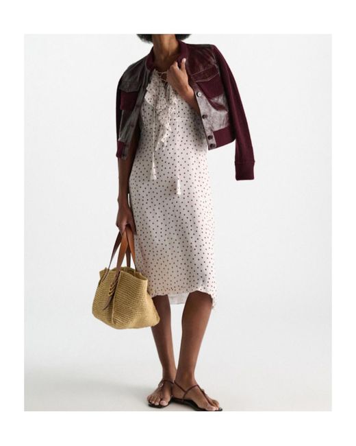 Dorothee Schumacher Brown It's A Match Lambskin-Panelled Knit Jacket