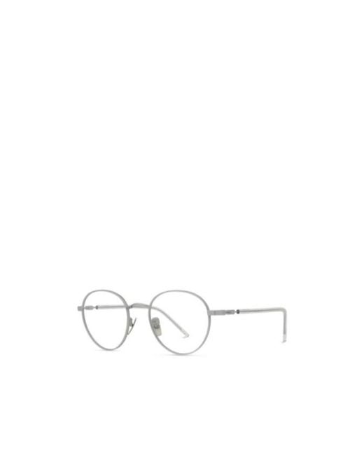 Givenchy White Round Flat Mirror for men