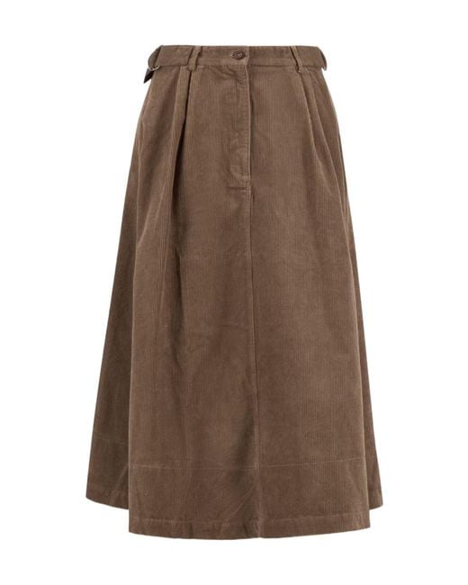 Barbour Brown Yasmin Skirt