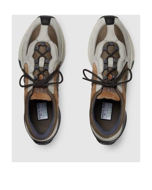 Gucci Brown Run Sneaker 'Light' for men