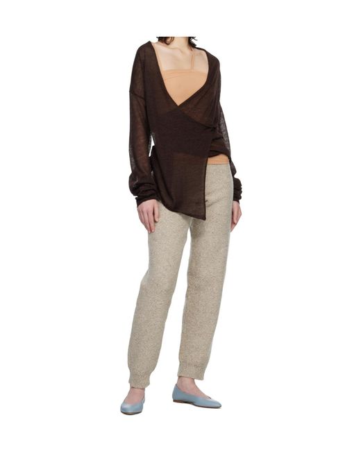 Baserange Natural Elastic Waist Casual Pants